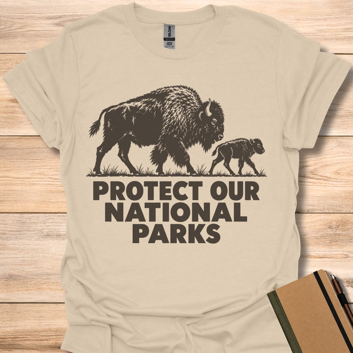 Protect Our National Parks Bison - Sand