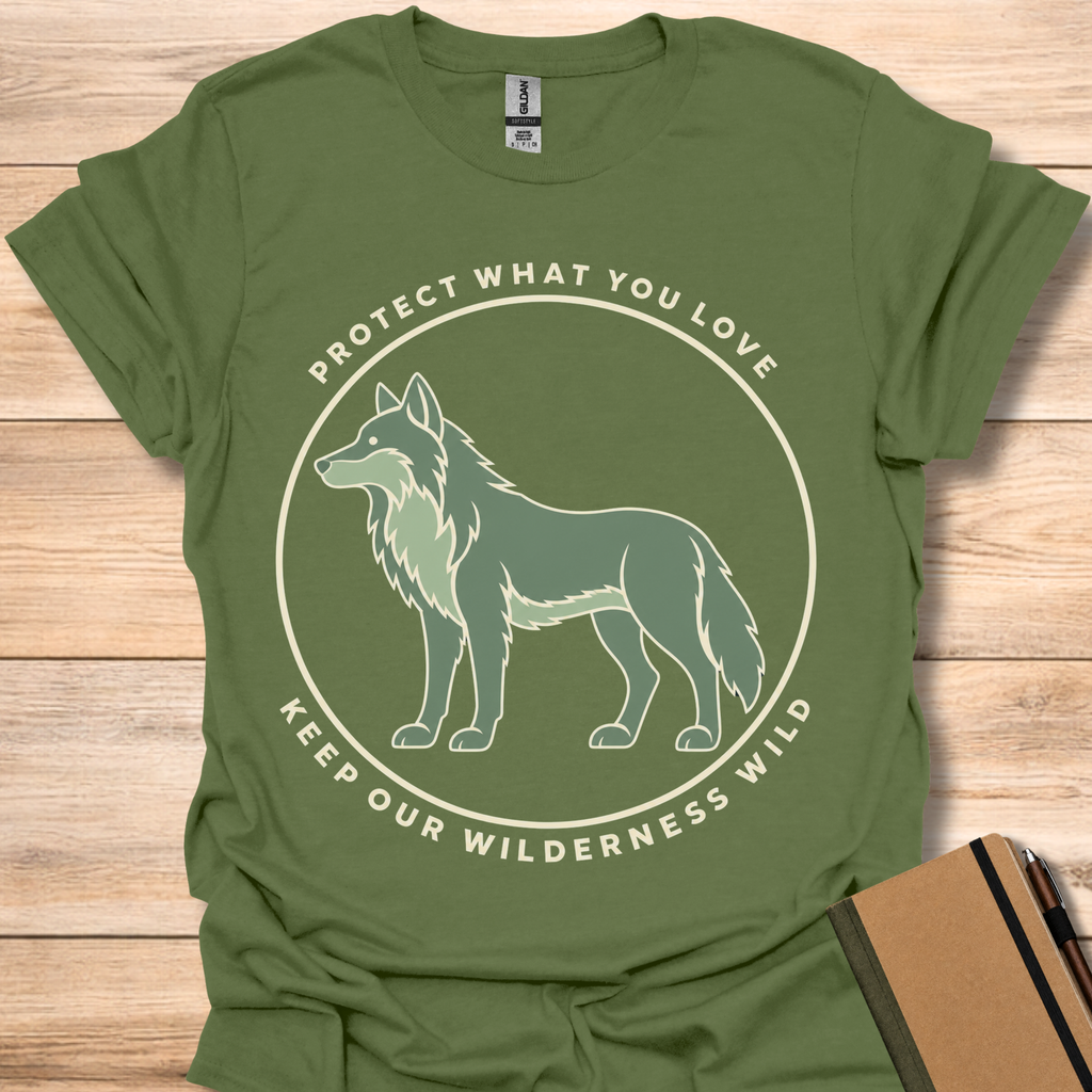 Protect What You Love Keep Our Wilderness Wild - Military Green