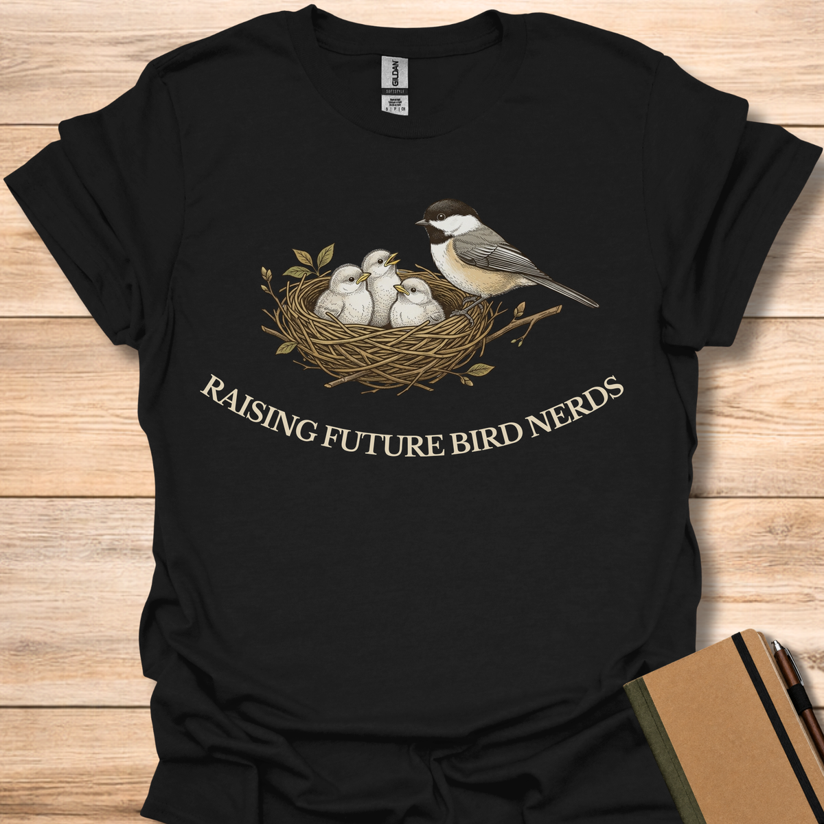 Raising Future Bird Nerds - Black