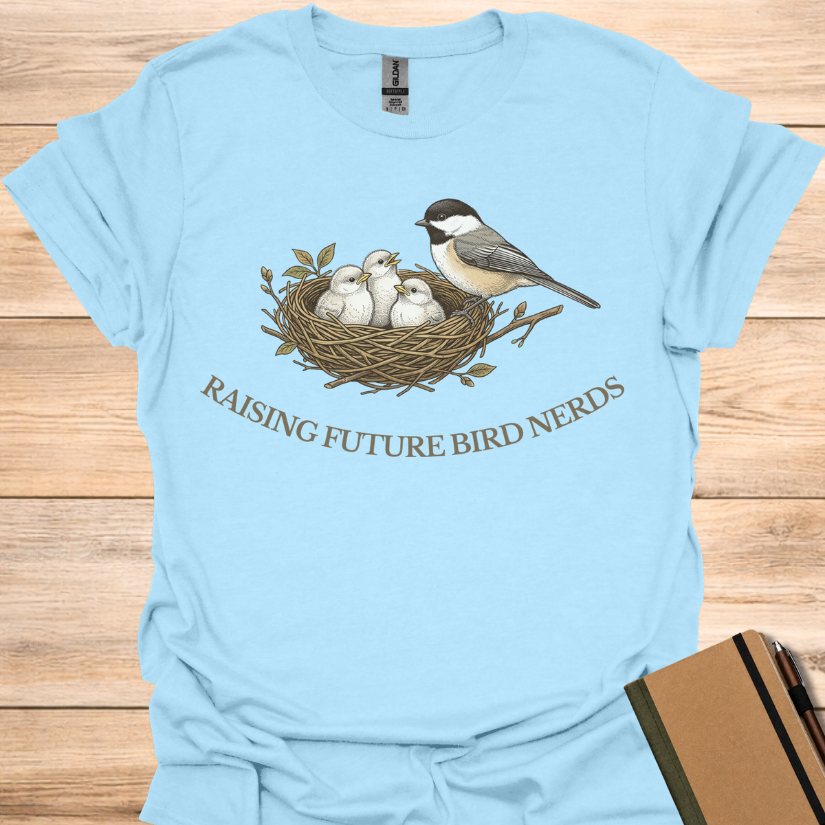 Raising Future Bird Nerds - Light Blue