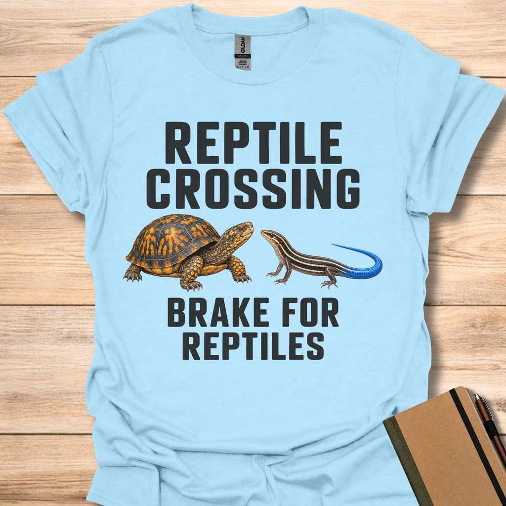 Reptile Crossing - Light Blue