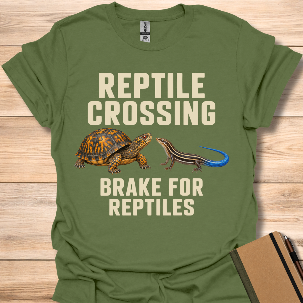 Reptile Crossing - Military Green