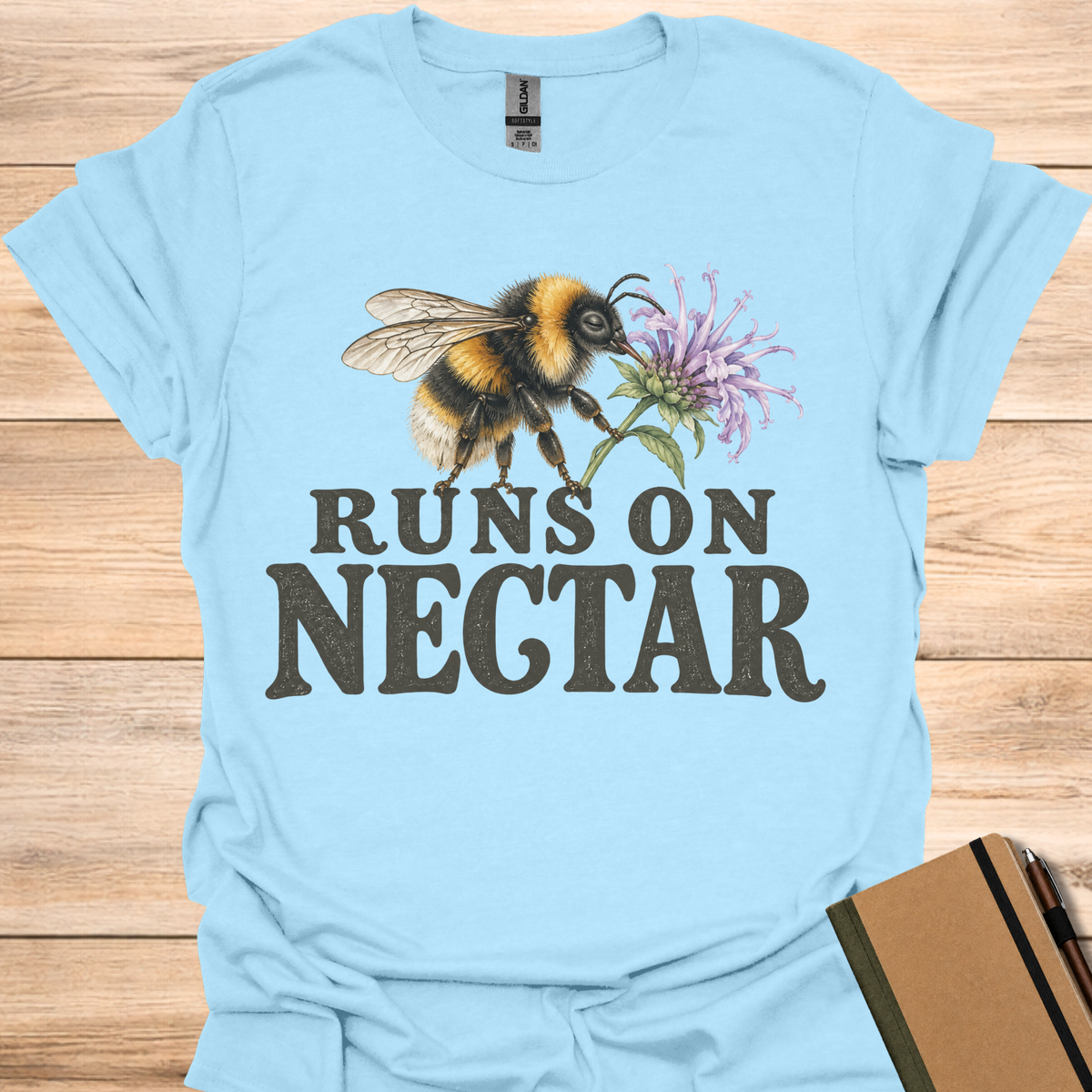 Runs On Nectar - Light Blue
