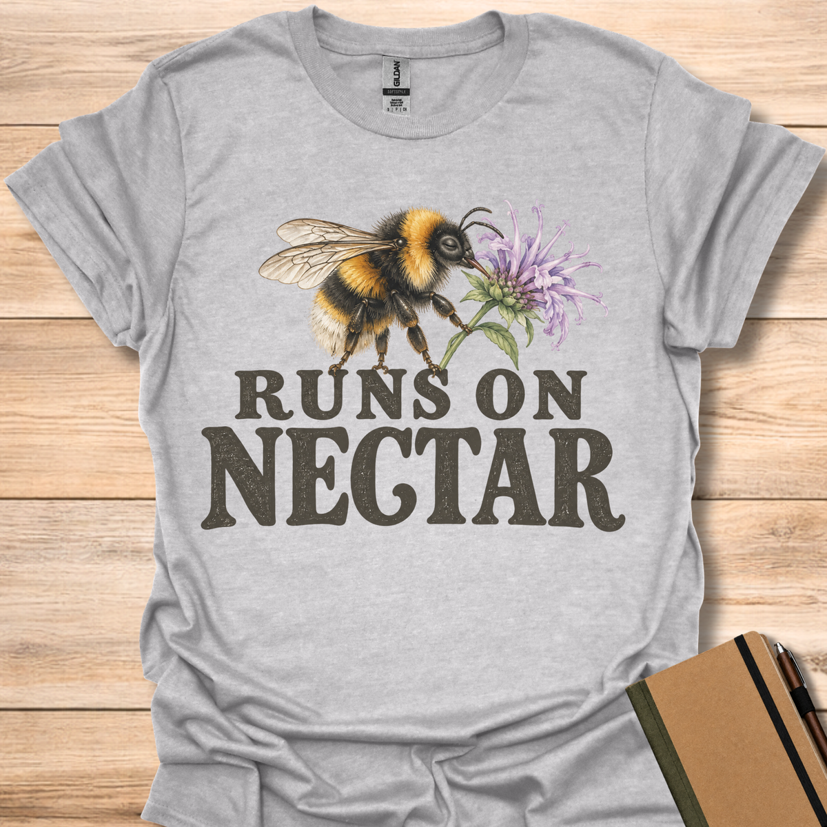 Runs On Nectar - Sport Grey
