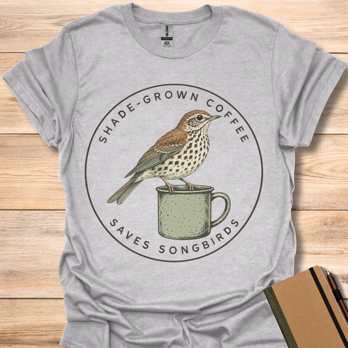 Shade-Grown Saves Songbirds - Sport Grey