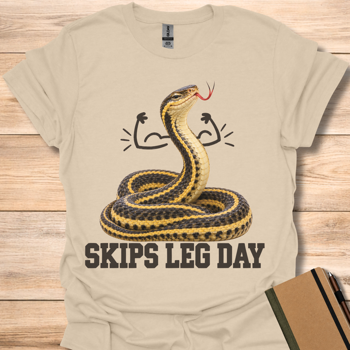 Skips Leg Day Garter Snake - Sand