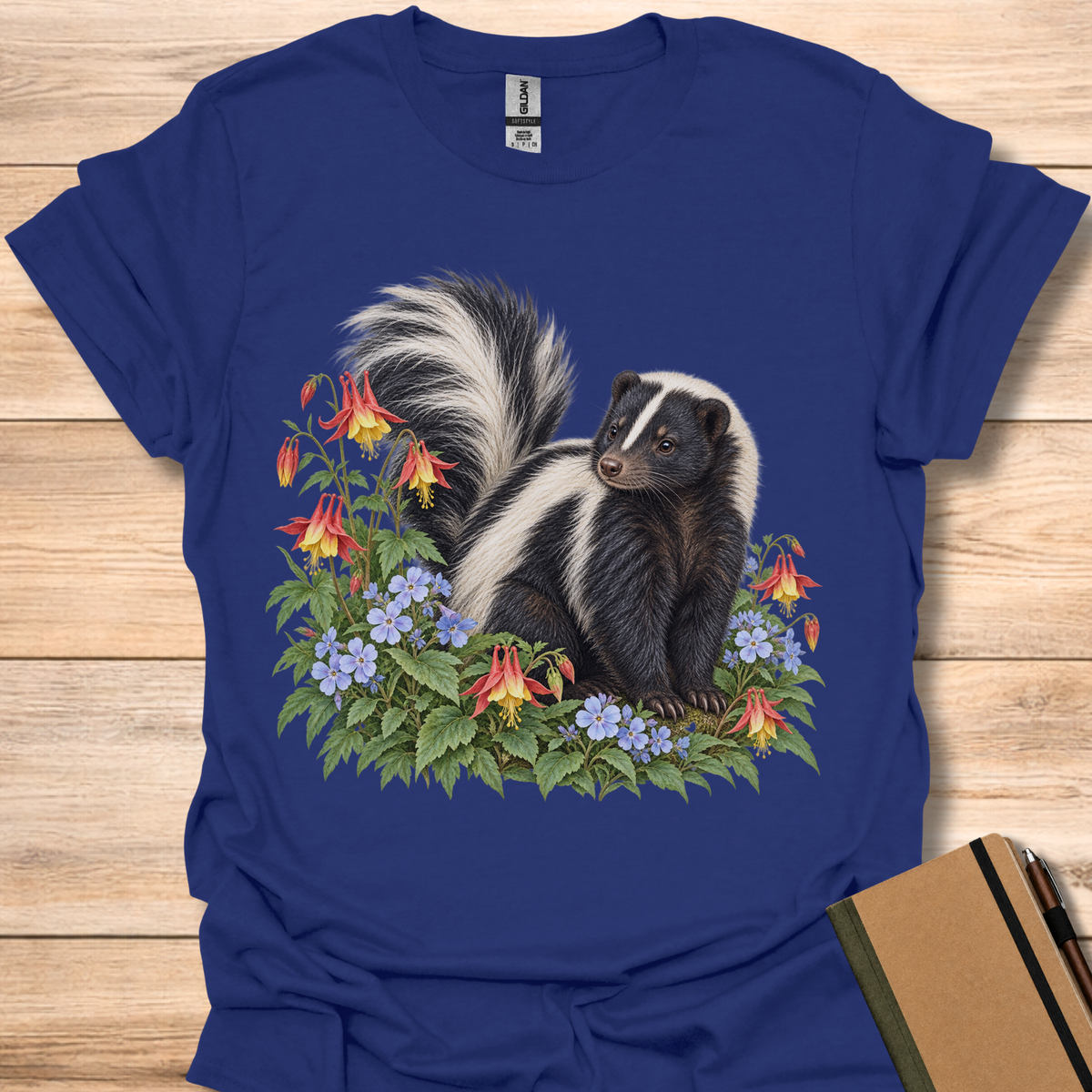 Skunk In Columbine - Navy