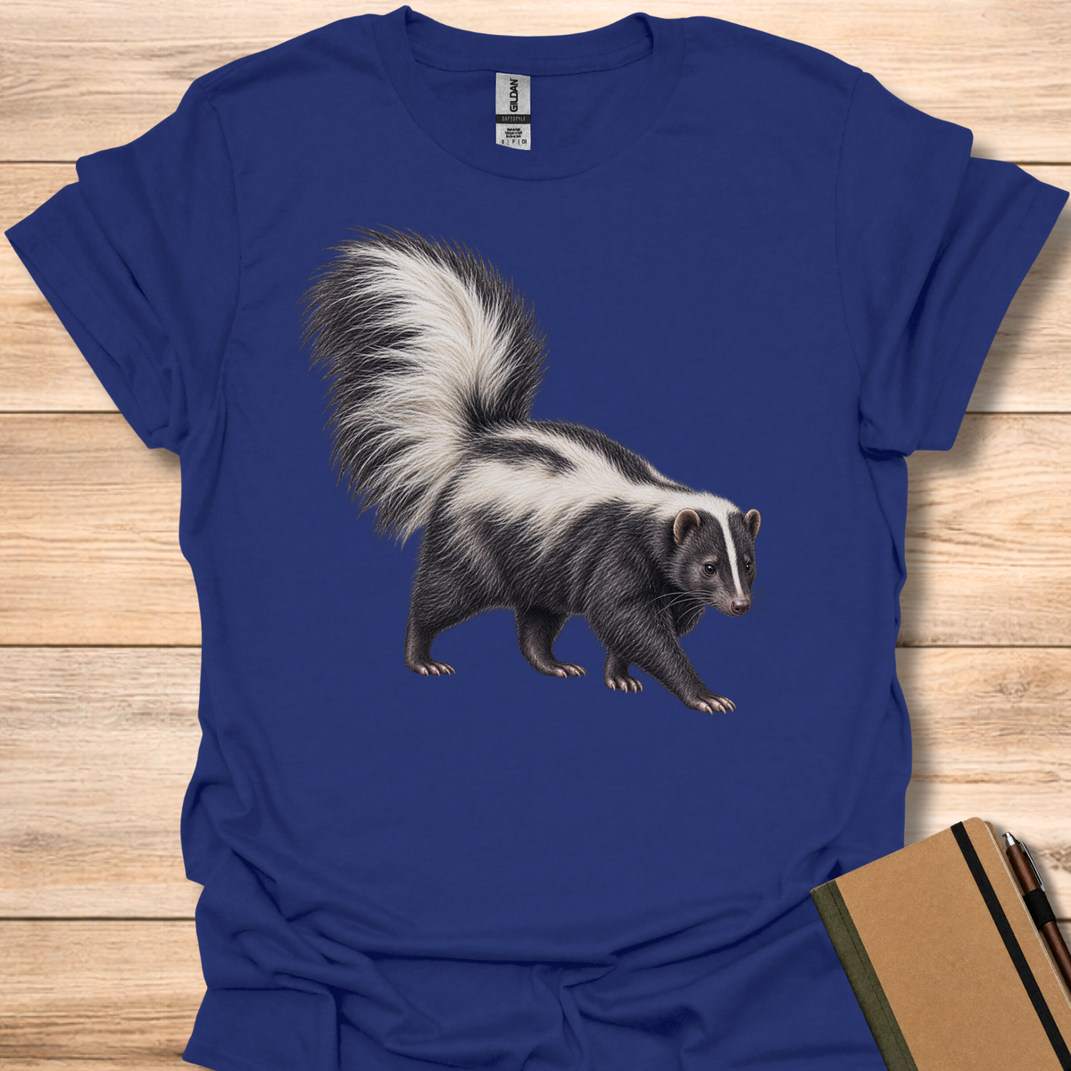 Skunk Portrait - Navy