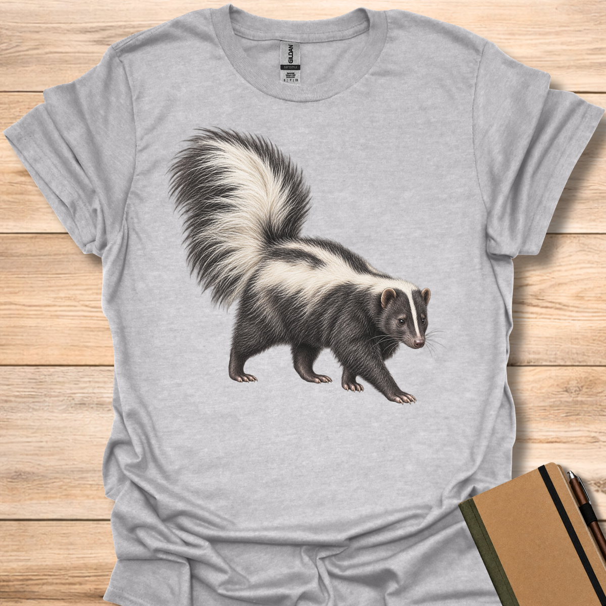 Skunk Portrait - Sport Grey