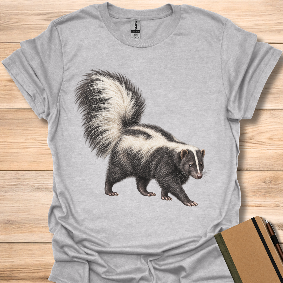 Skunk Portrait - Sport Grey