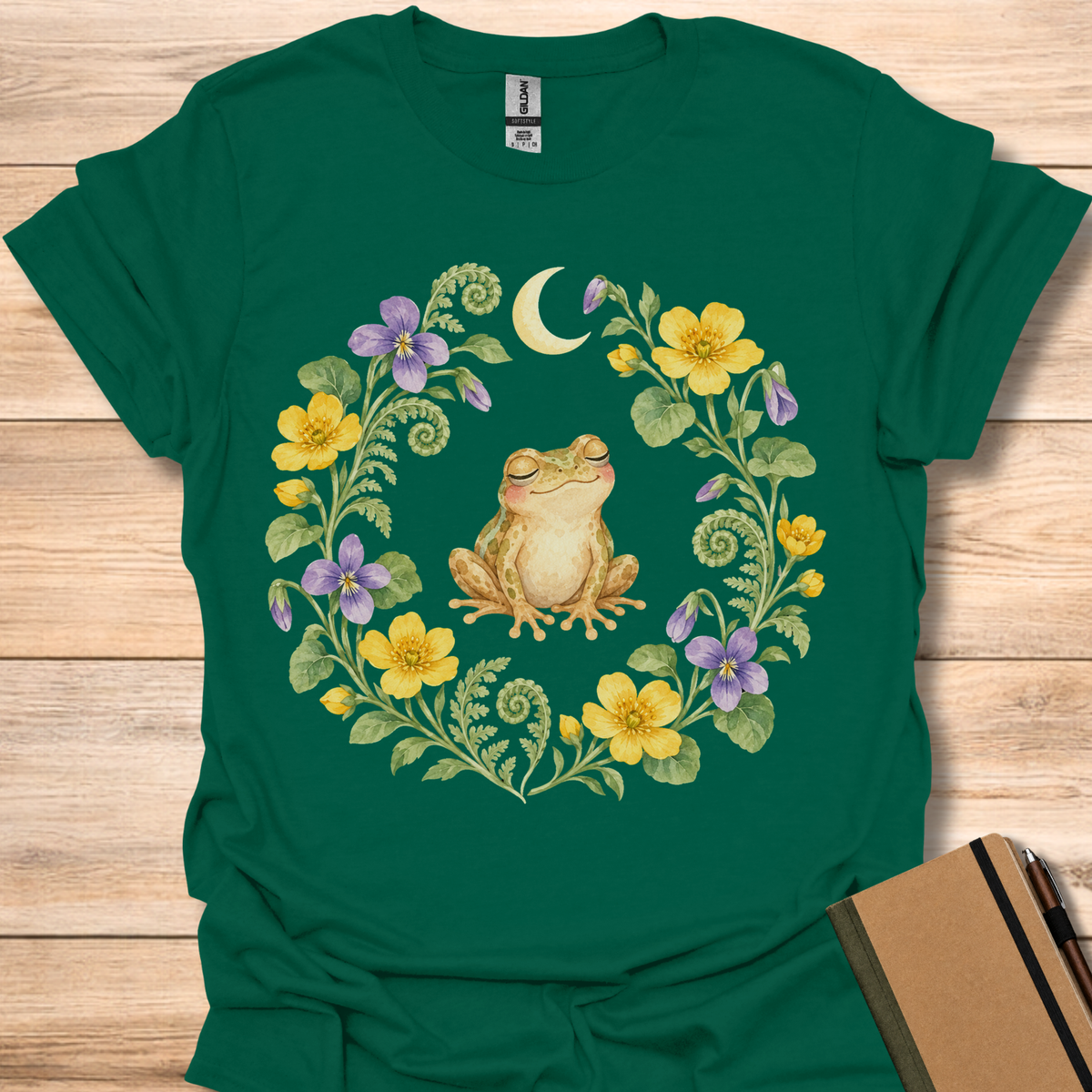 Sleepy Spring Peeper - Forest Green