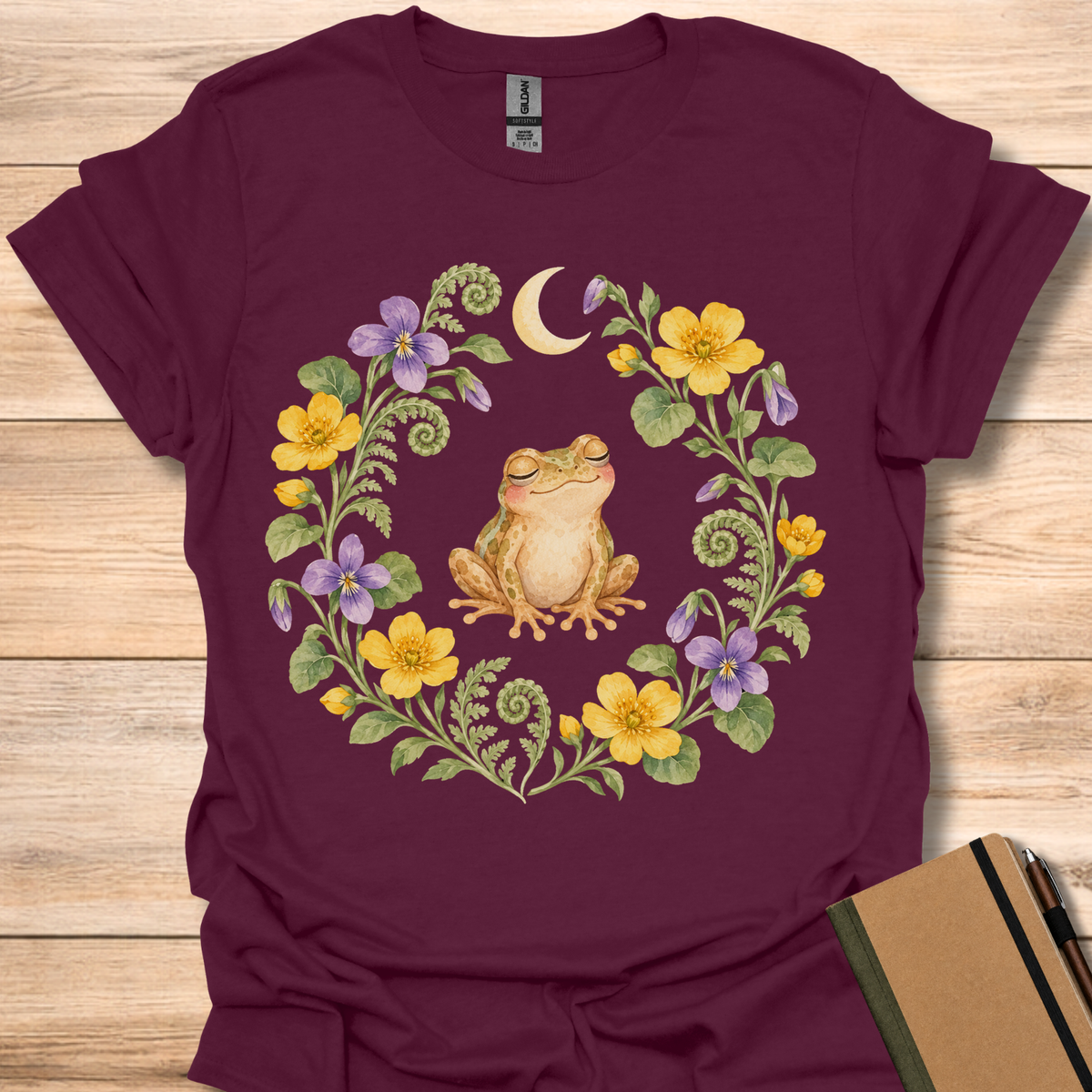 Sleepy Spring Peeper - Maroon