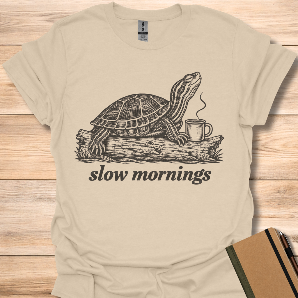 Slow Mornings Turtle - Sand