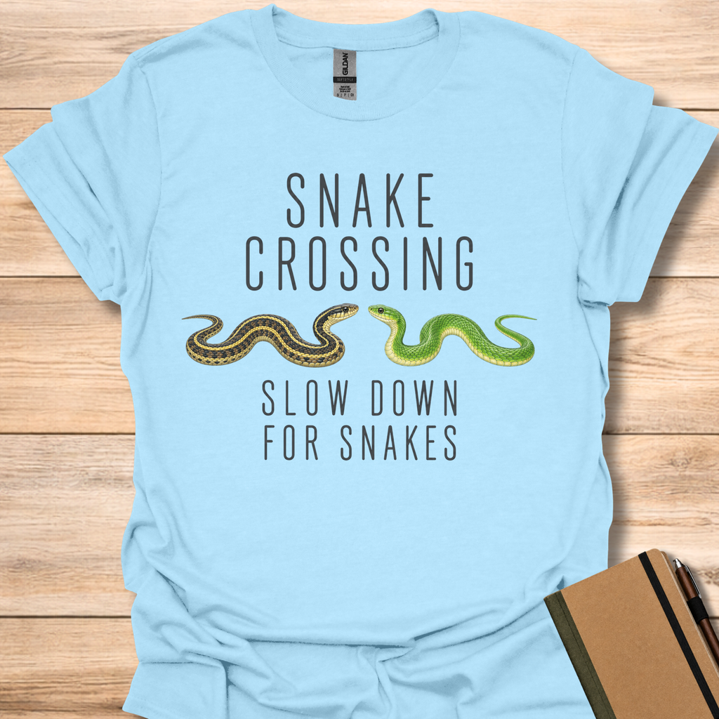 Snake Crossing - Light Blue
