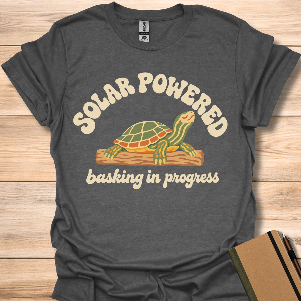 Solar Powered Turtle - Dark Heather