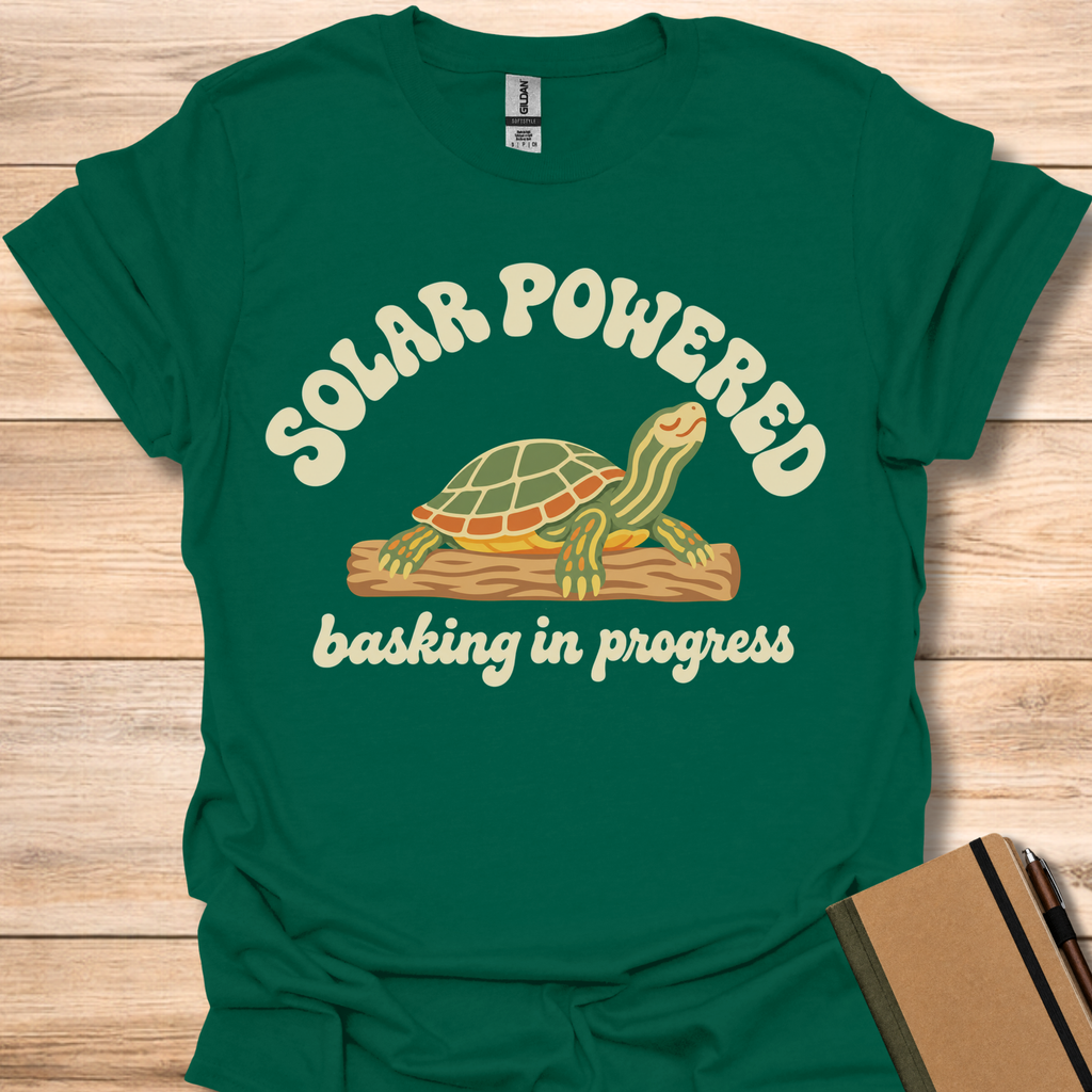 Solar Powered Turtle - Forest Green