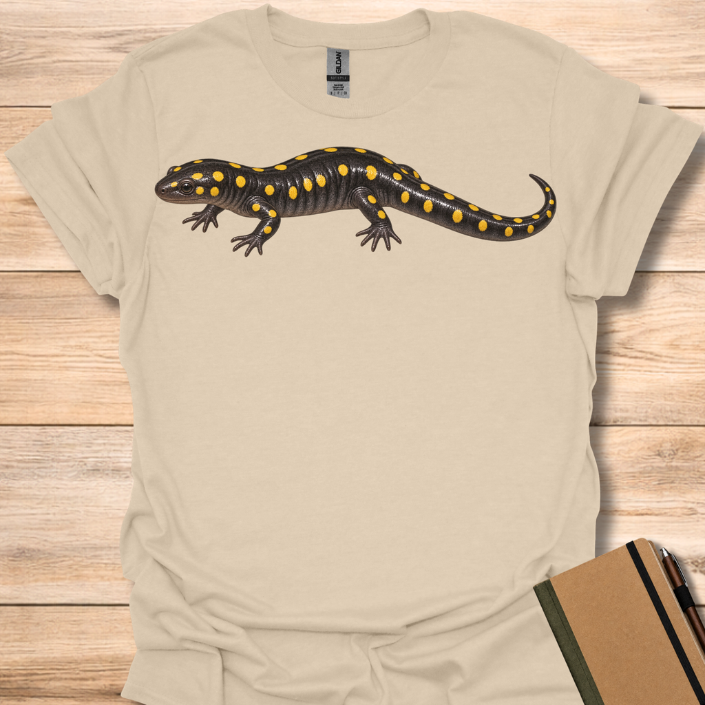 Spotted Salamander Portrait - Sand