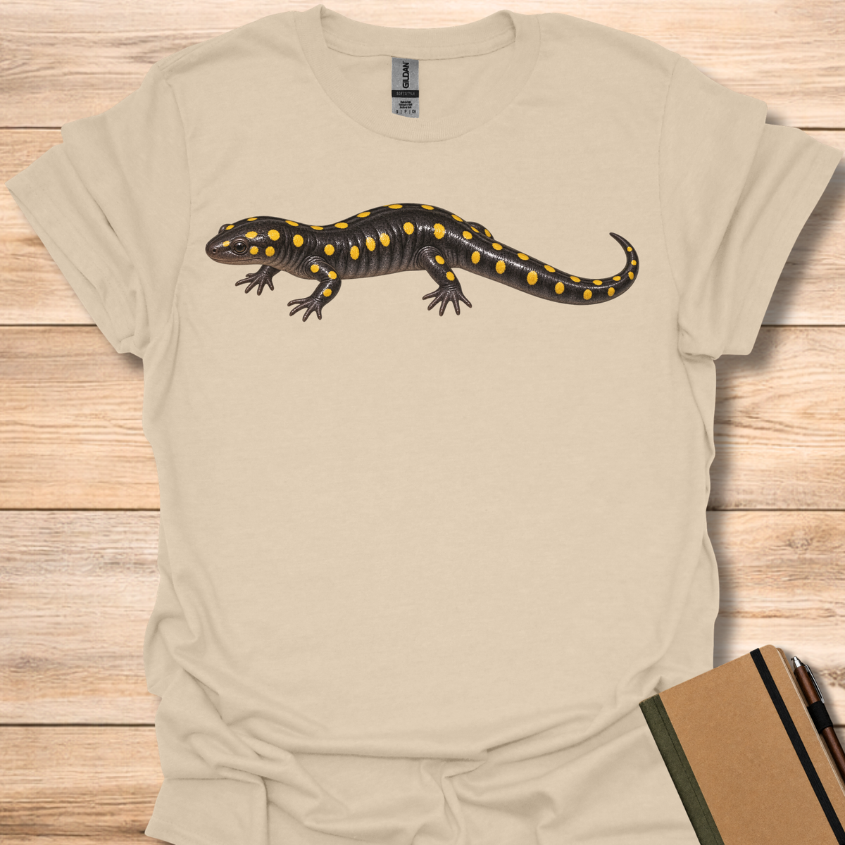 Spotted Salamander Portrait - Sand