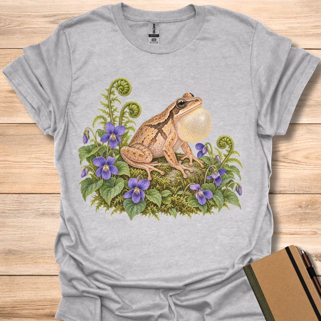 Spring Peeper In Violets - Sport Grey