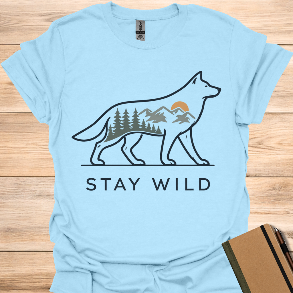 Stay Wild - Light Blue