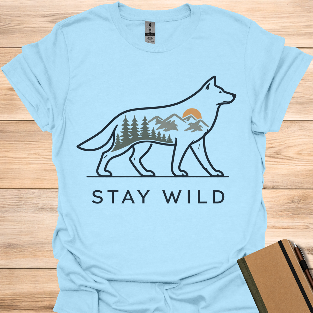Stay Wild - Light Blue