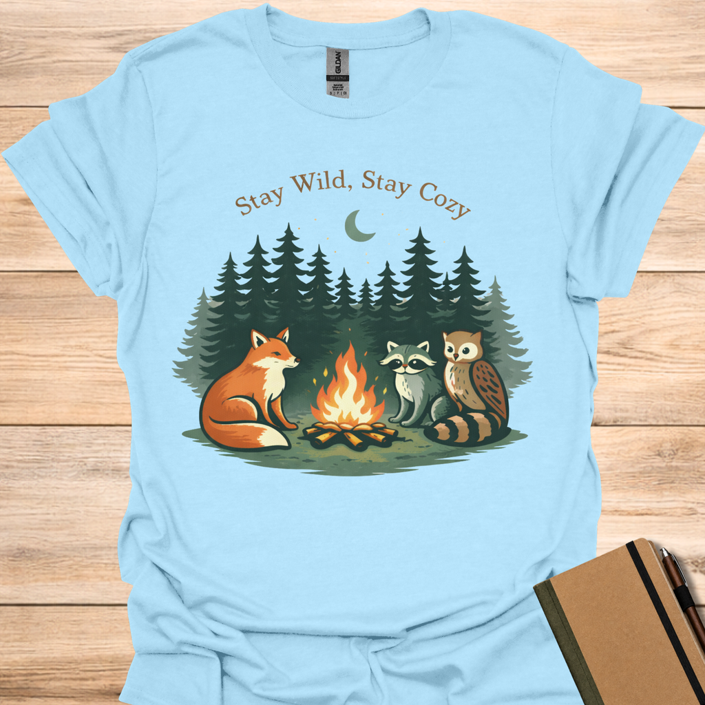 Stay Wild, Stay Cozy - Light Blue