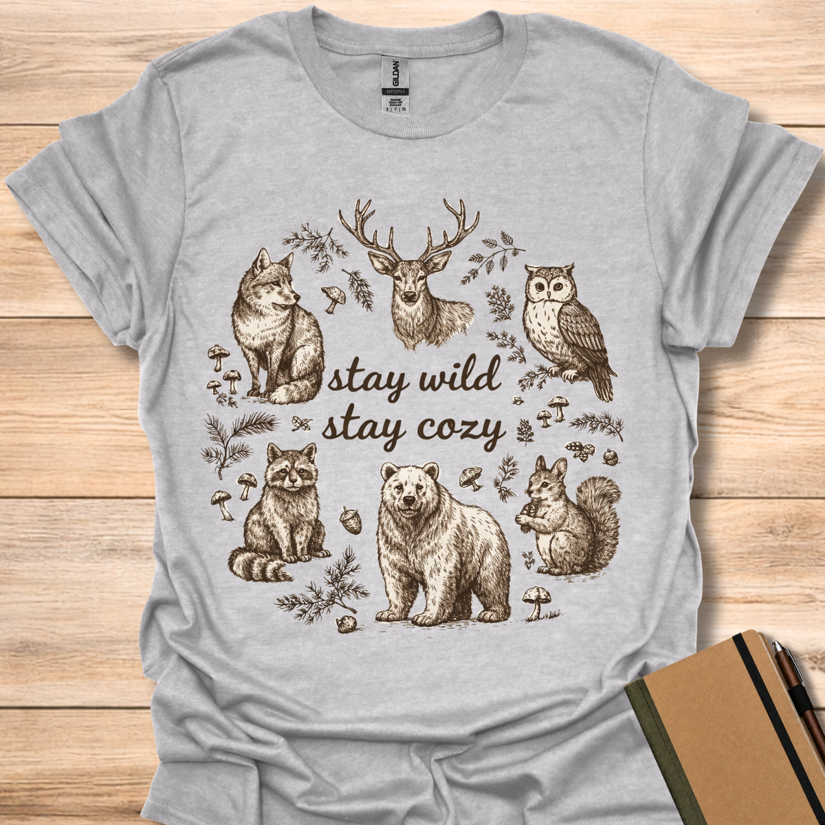Stay Wild Vintage - Sport Grey