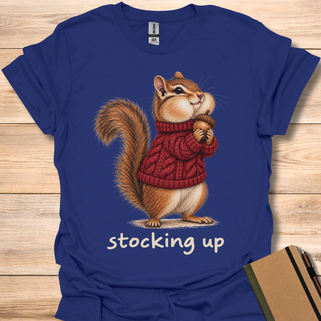 Stocking Up Chipmunk - Navy