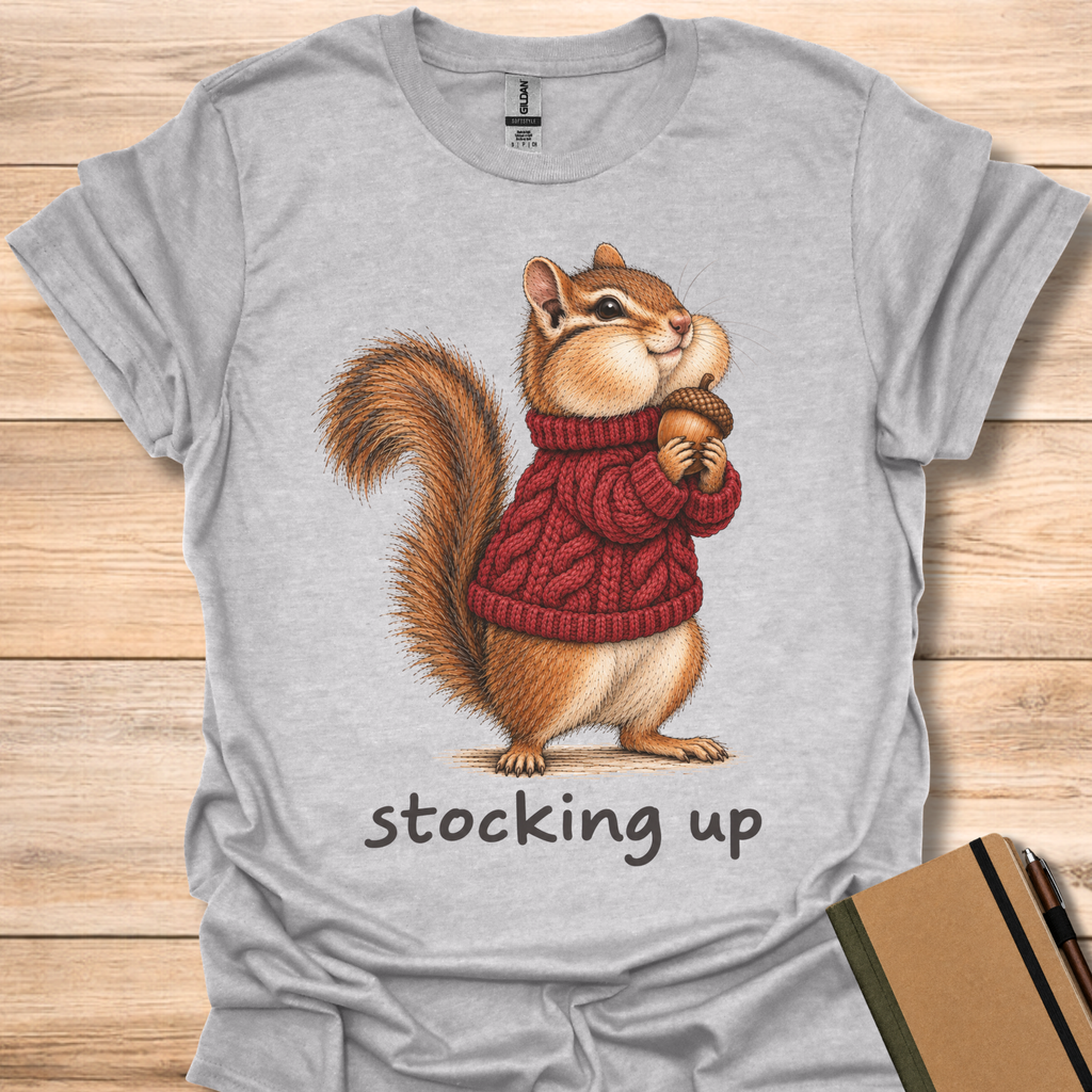 Stocking Up Chipmunk - Sport Grey