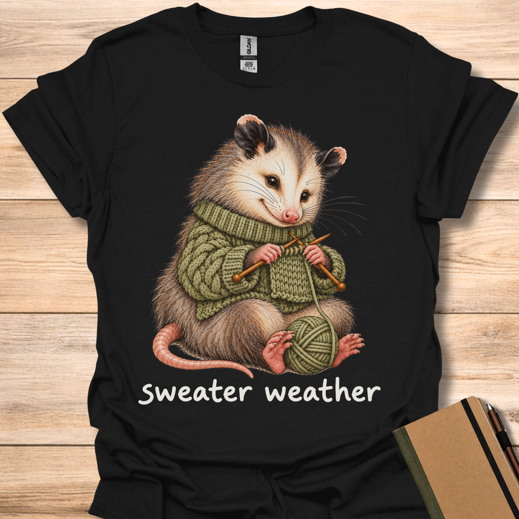 Sweater Weather Opossum - Black