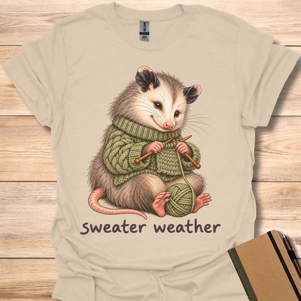 Sweater Weather Opossum - Sand
