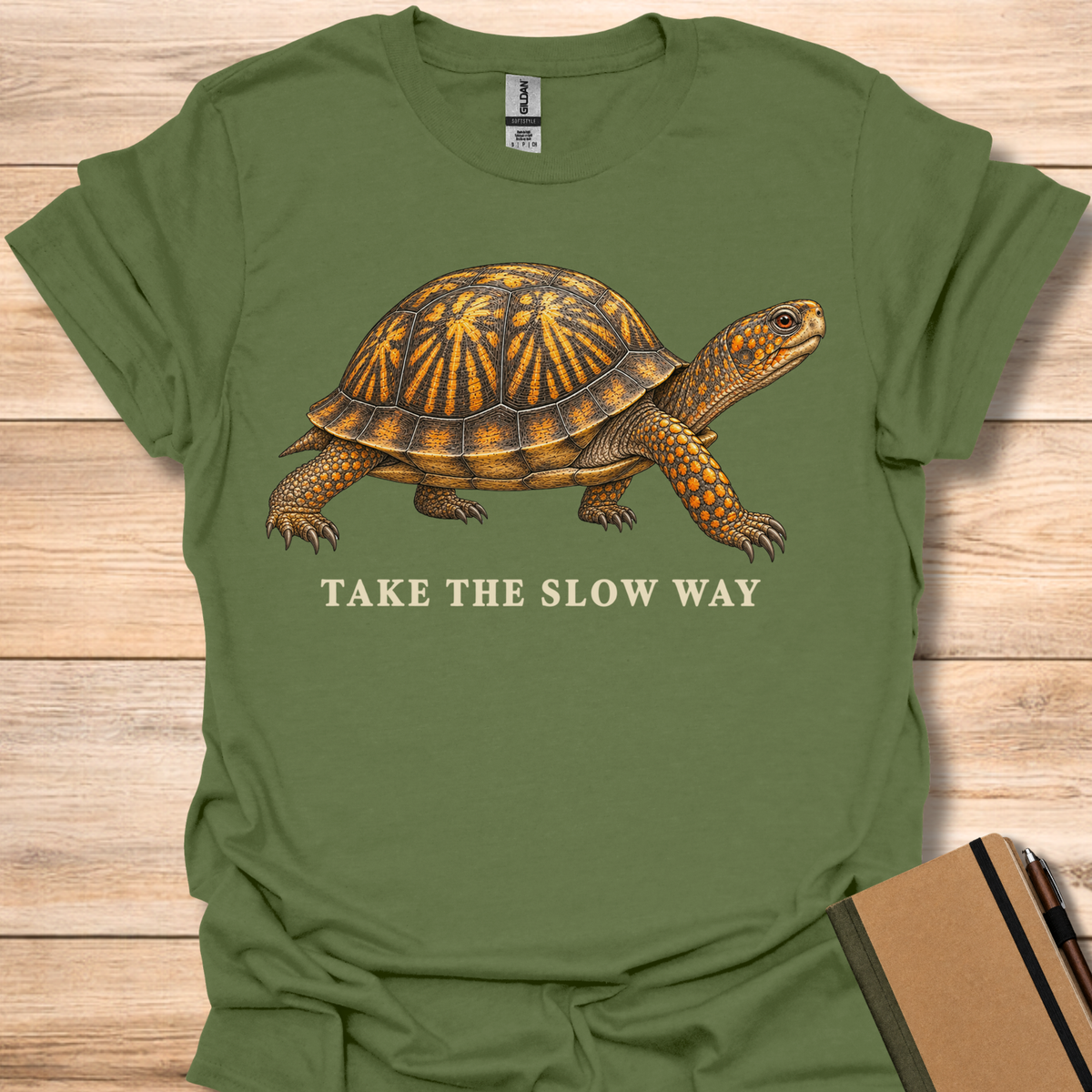 Take The Slow Way - Military Green