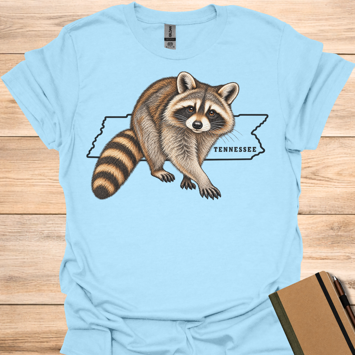 Tennessee Raccoon - Light Blue