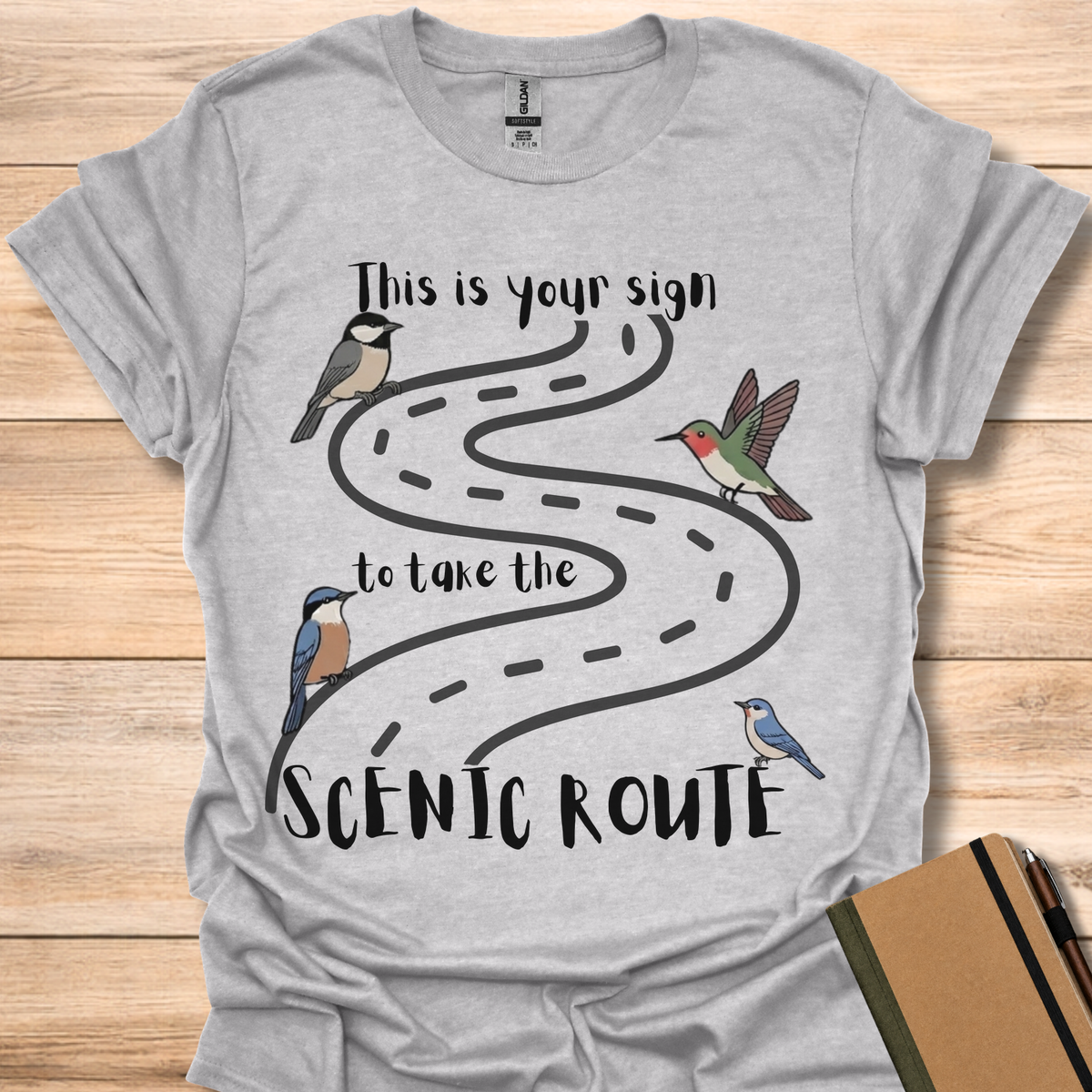 This Is Your Sign To Take The Scenic Route - Sport Grey