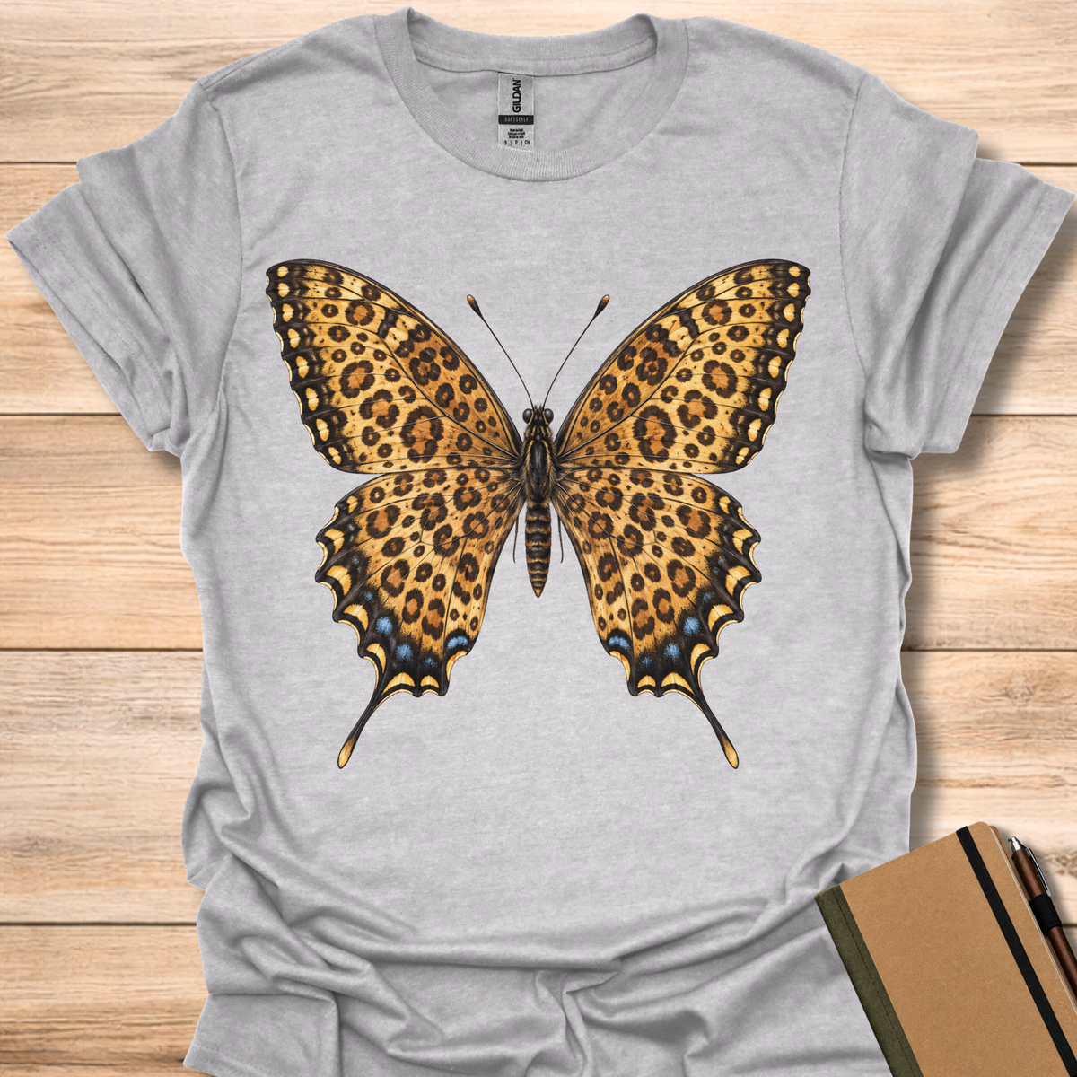 Tiger Swallowtail Leopard Print - Sport Grey