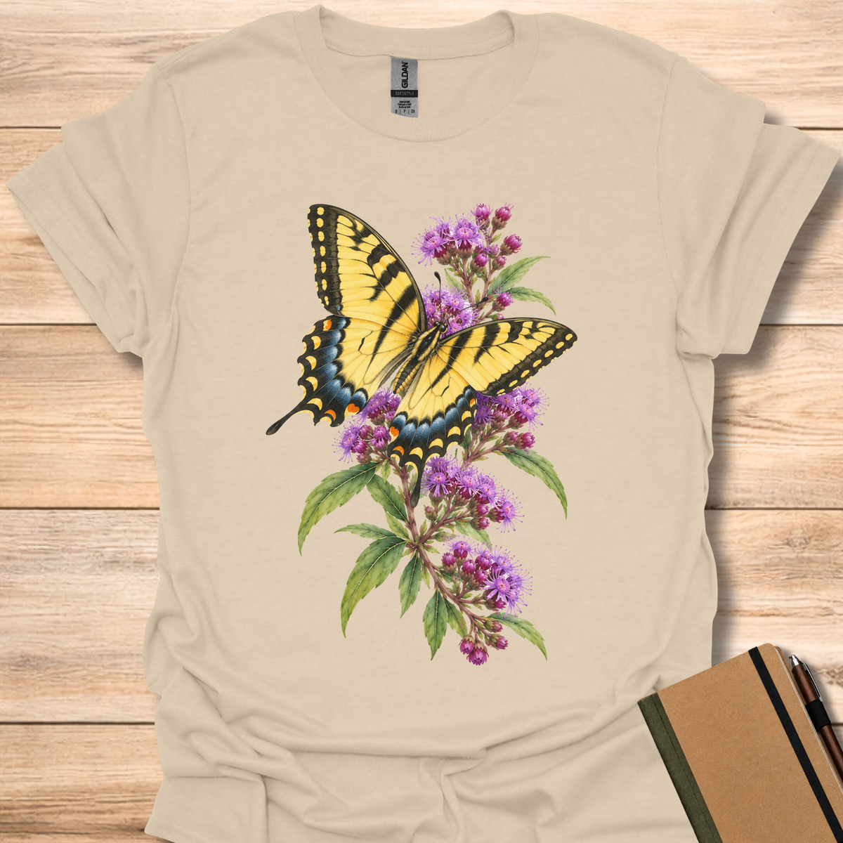 Tiger Swallowtail On Ironweed - Sand