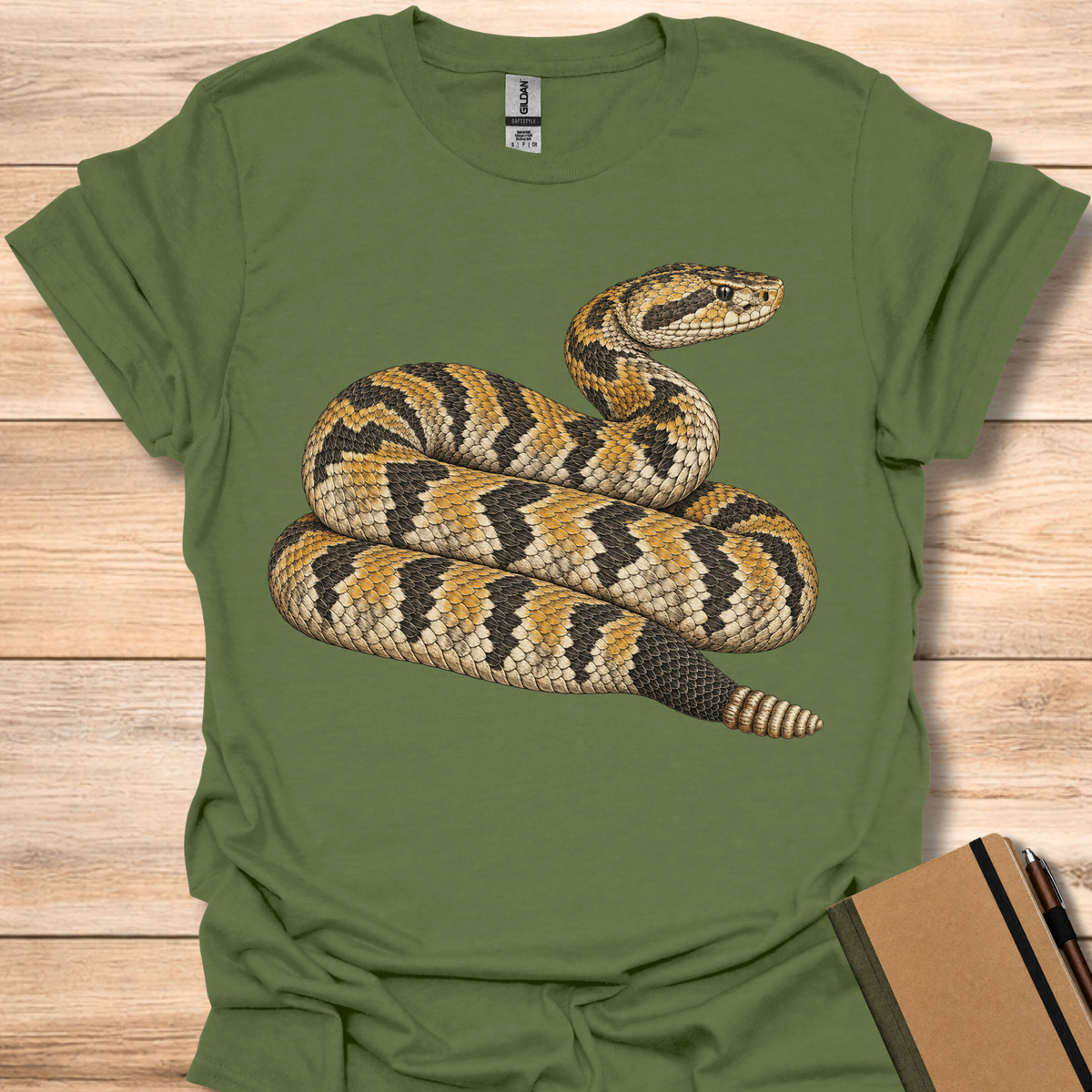 Timber Rattlesnake - Military Green