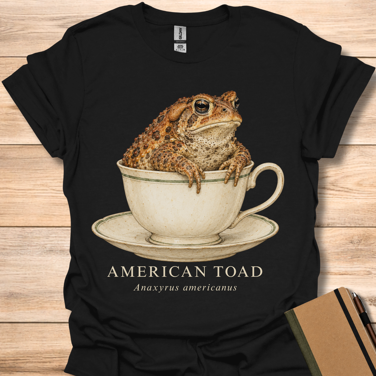 Toad In A Teacup - Black