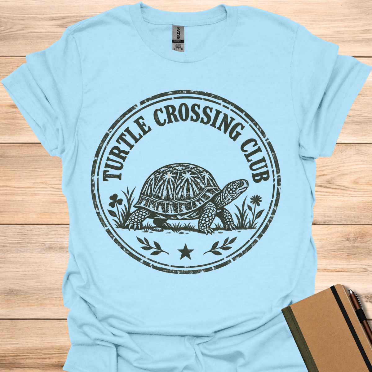 Turtle Crossing Club - Light Blue