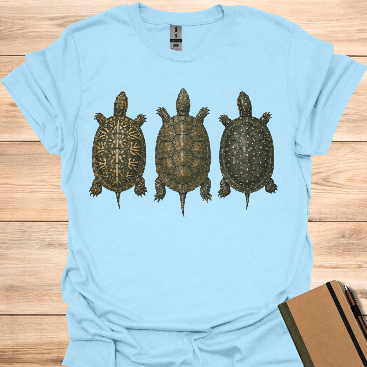 Turtle Trio - Light Blue