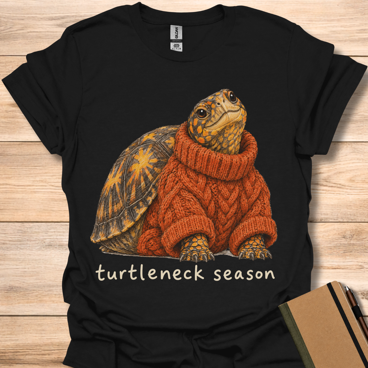 Turtleneck Season Turtle - Black