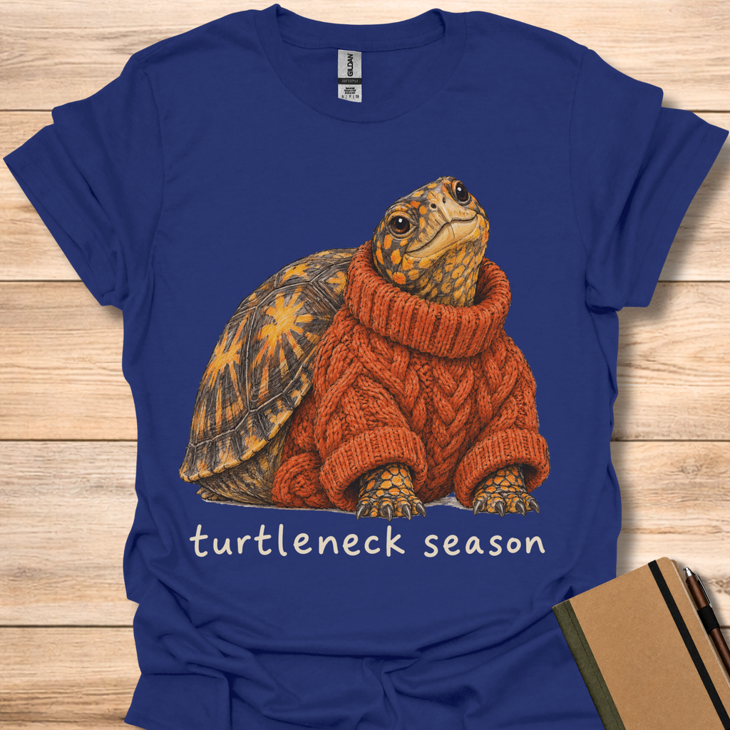 Turtleneck Season Turtle - Navy