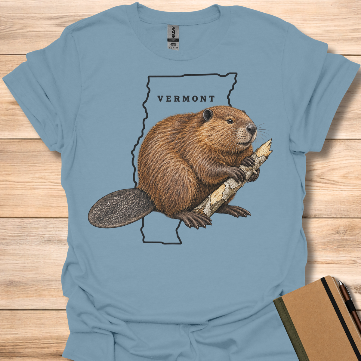 Vermont Beaver - Stone Blue