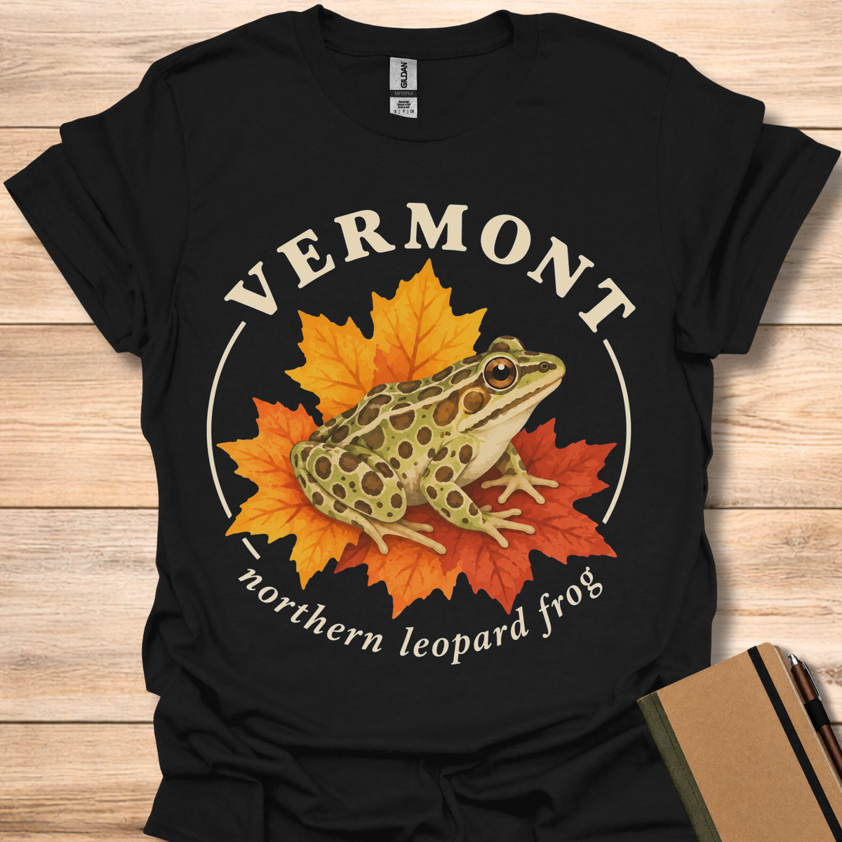 Vermont Northern Leopard Frog - Black