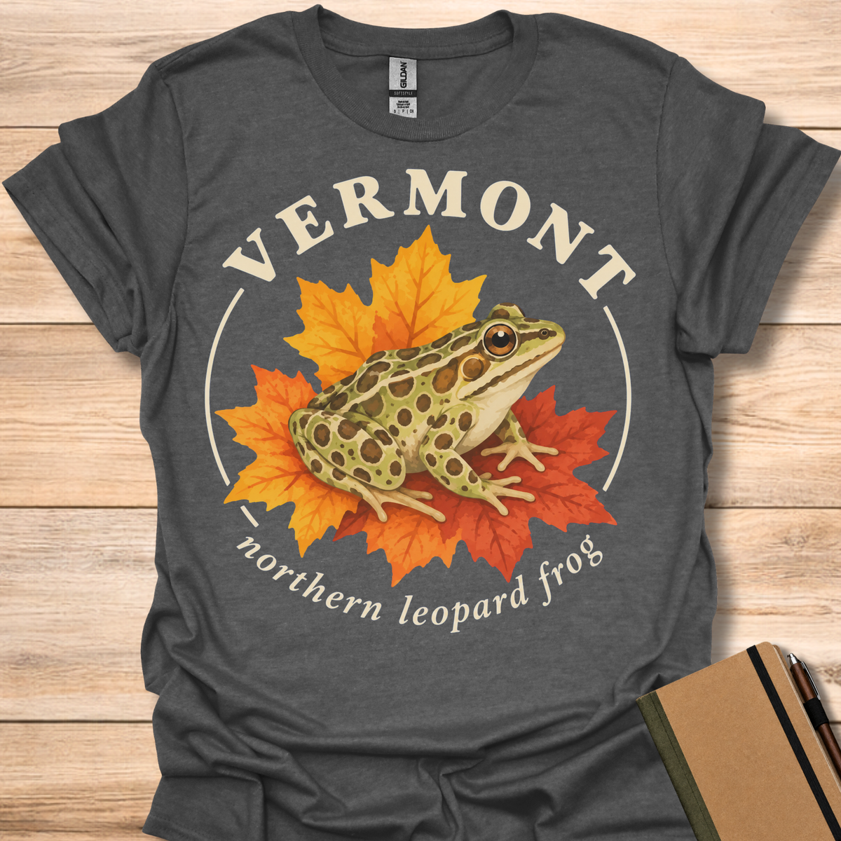 Vermont Northern Leopard Frog - Dark Heather