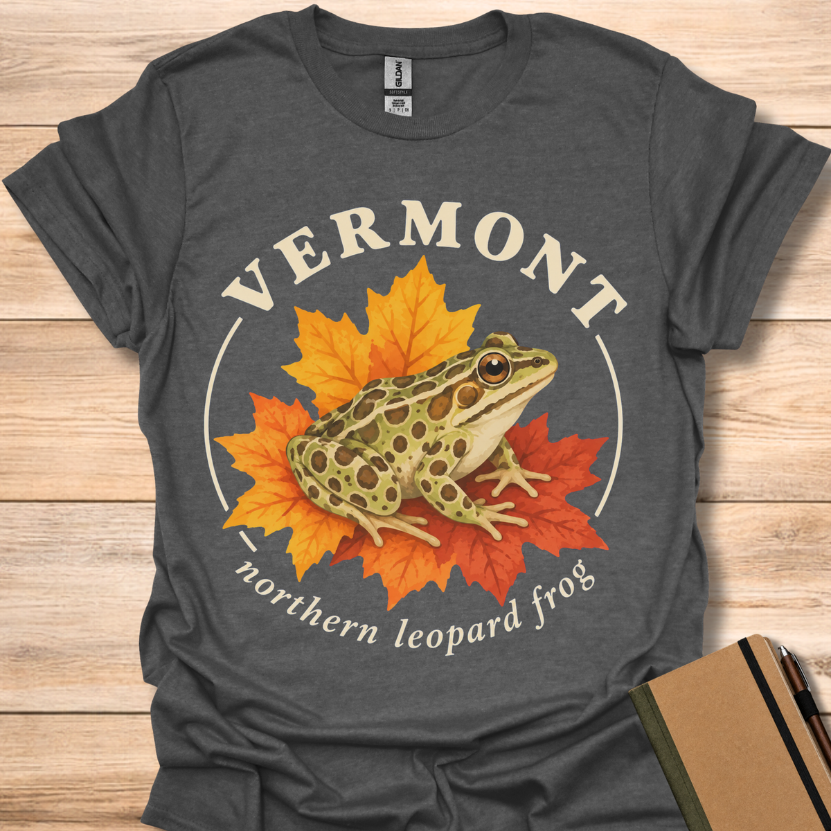 Vermont Northern Leopard Frog - Dark Heather