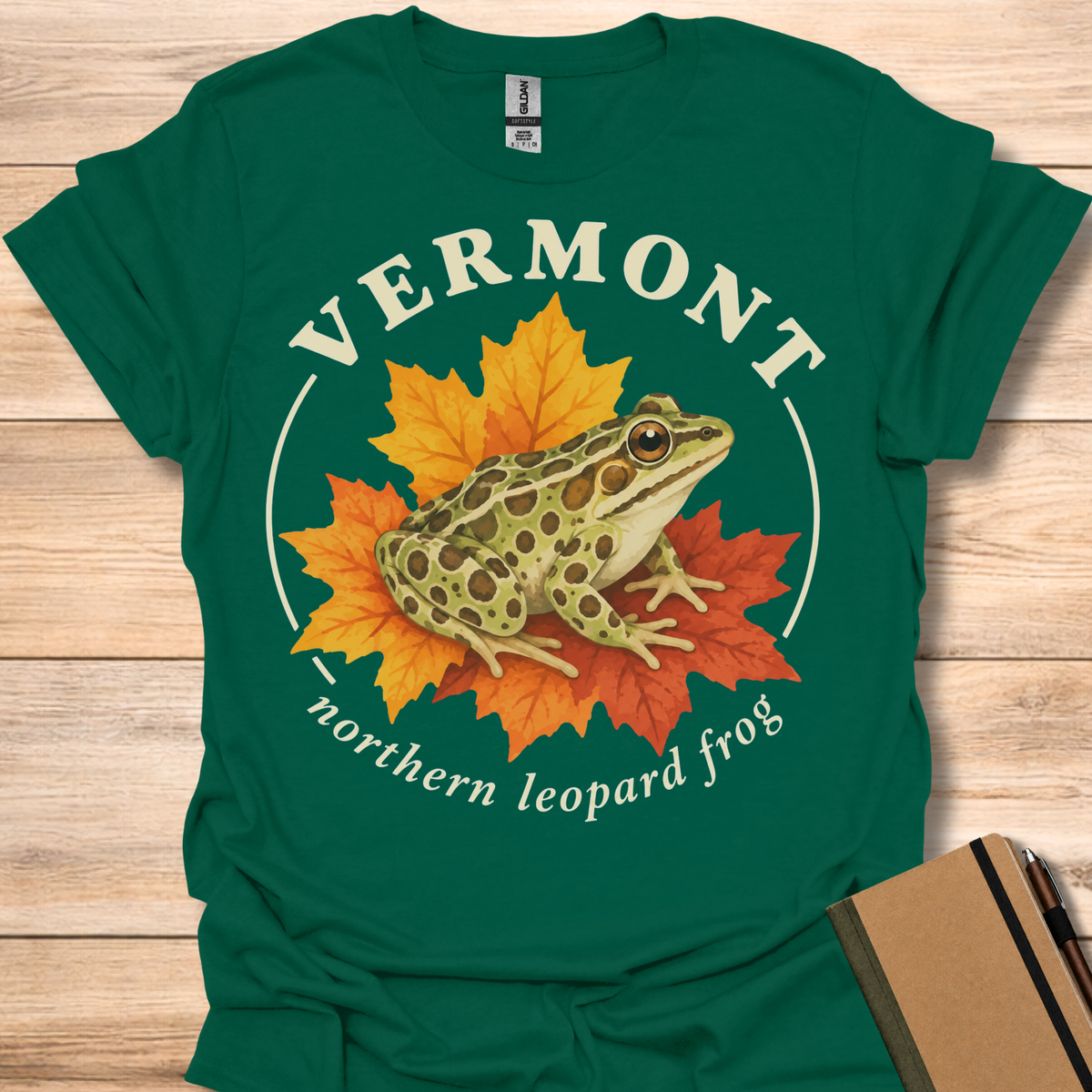 Vermont Northern Leopard Frog - Forest Green