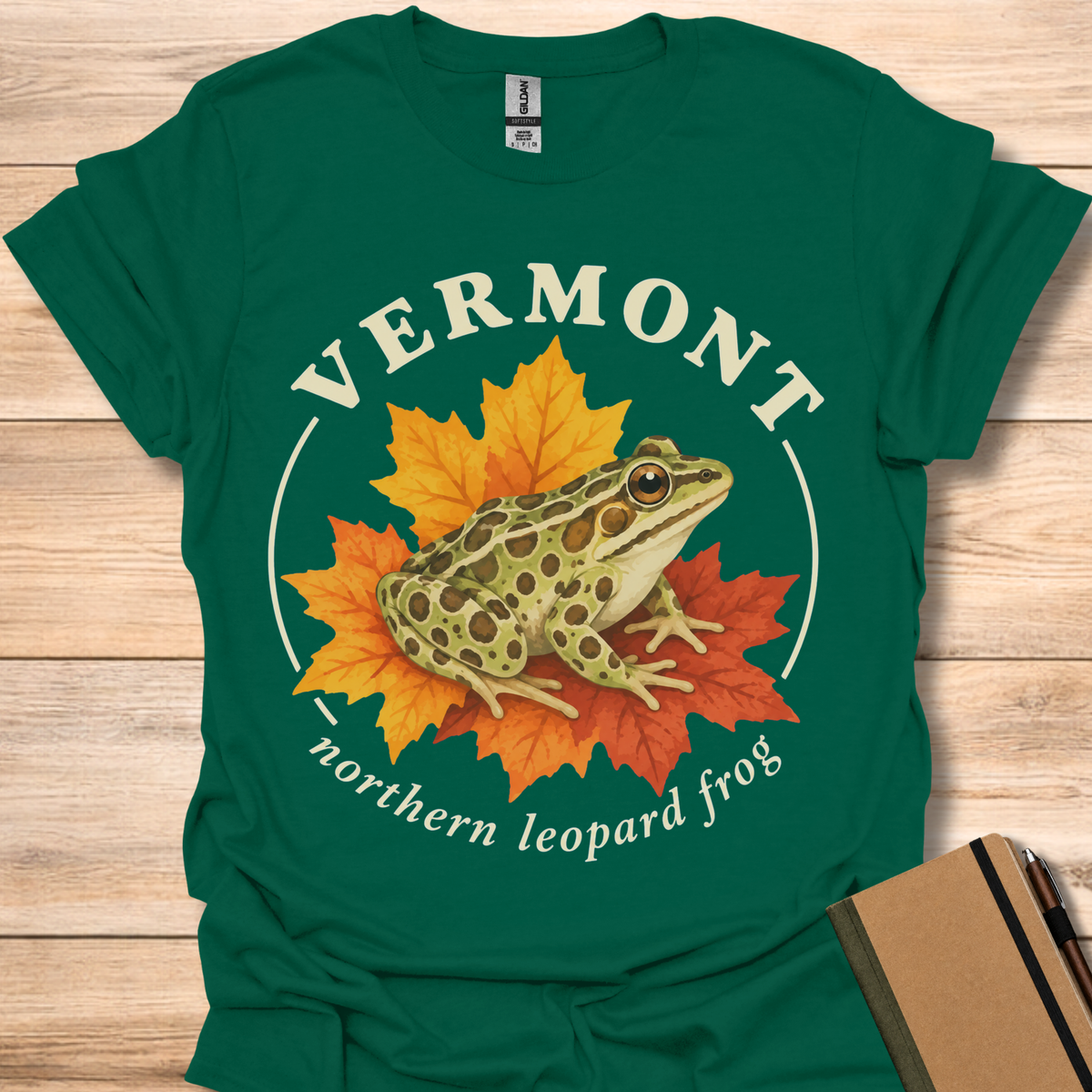 Vermont Northern Leopard Frog - Forest Green