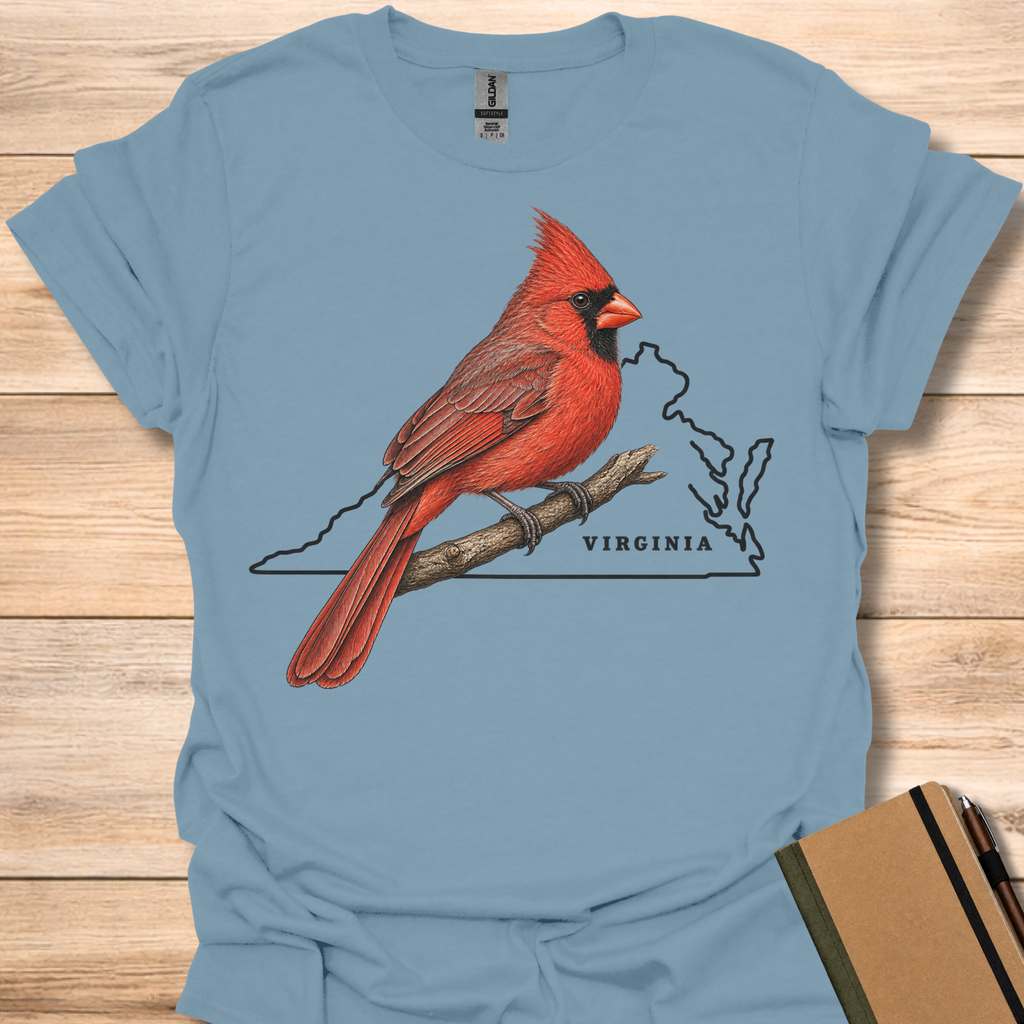 Virginia Cardinal - Stone Blue
