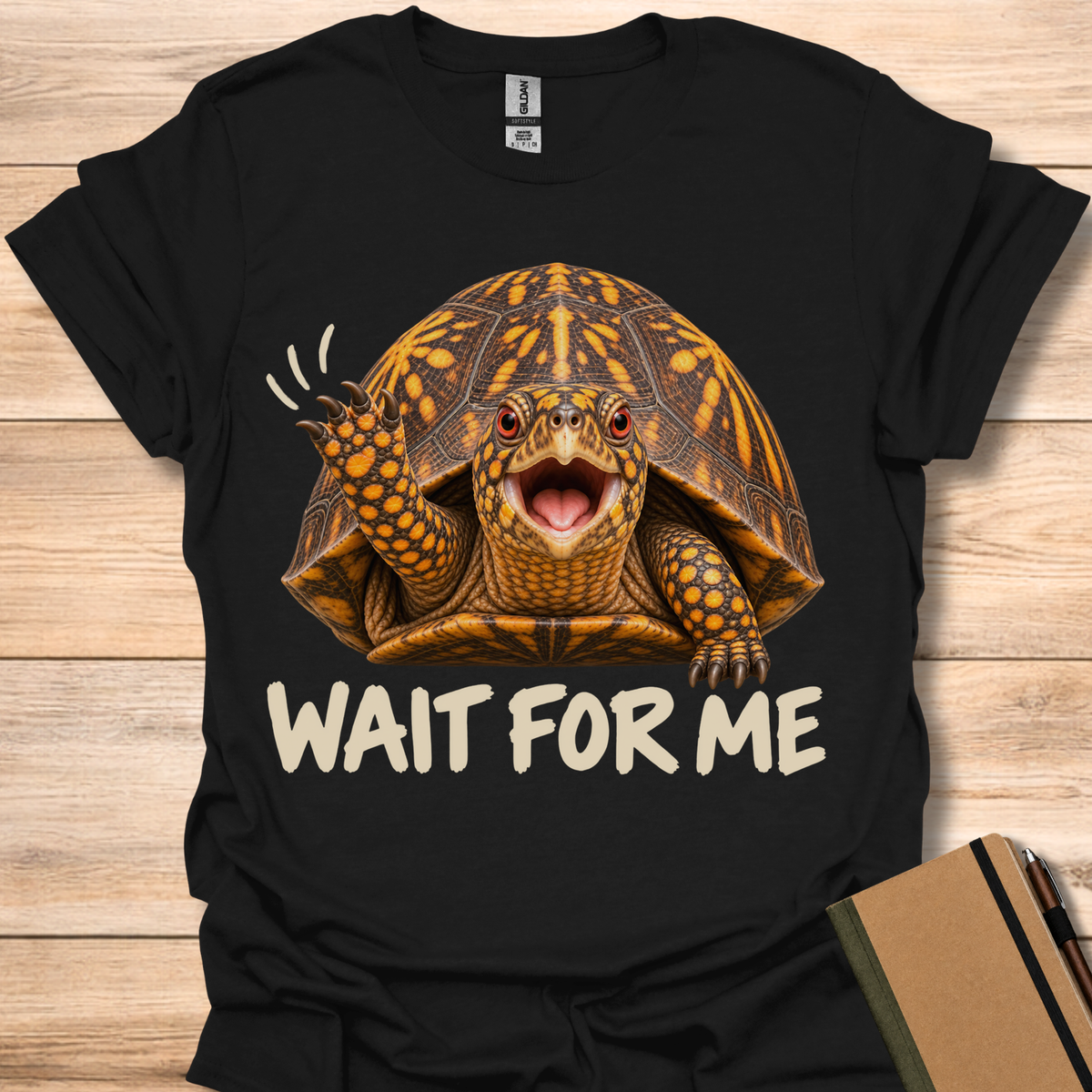 Wait For Me Turtle - Black